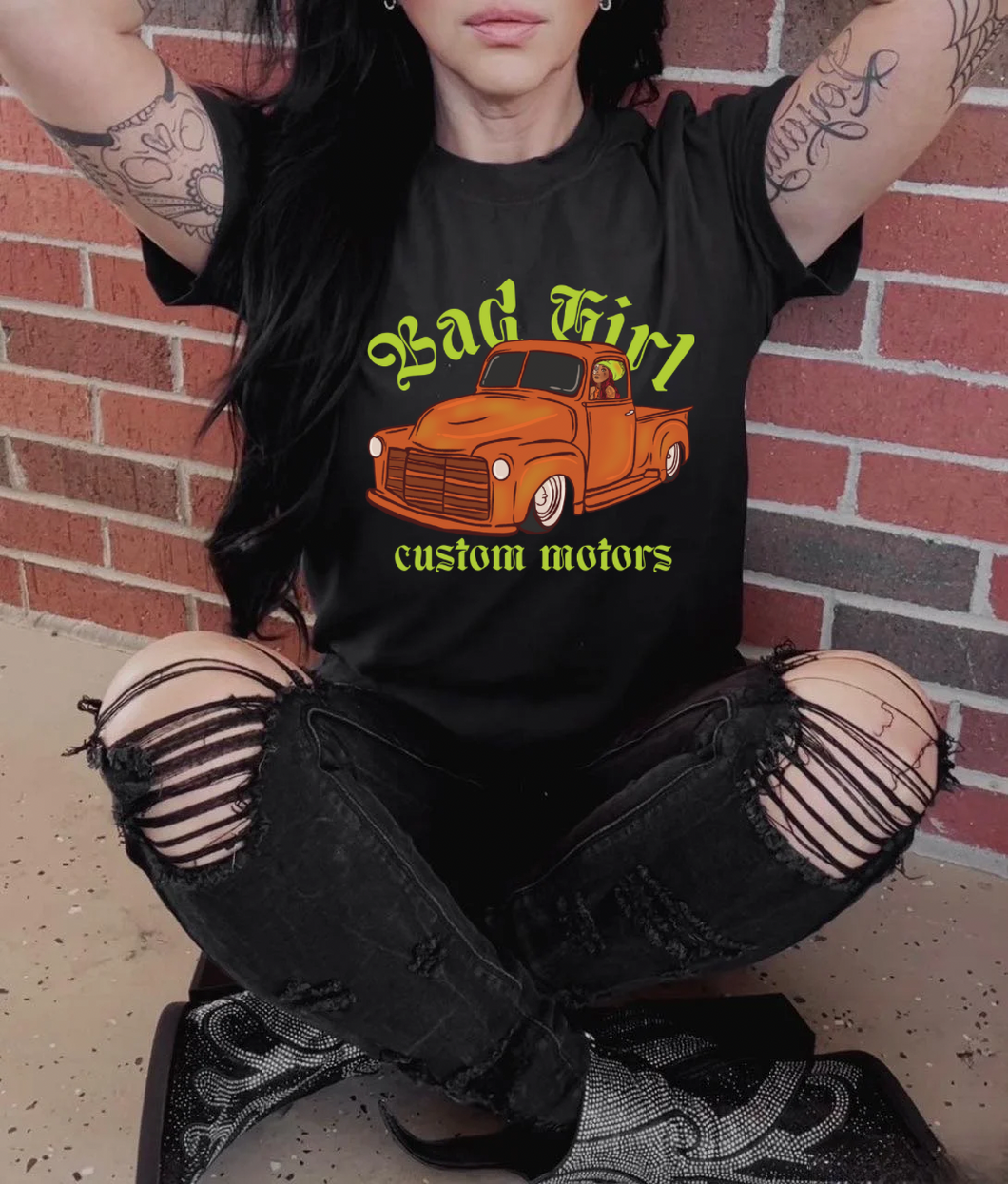 Bad girls custom motors Tee