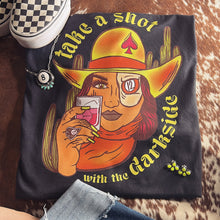 Load image into Gallery viewer, Take a shot with the Darkside Tee
